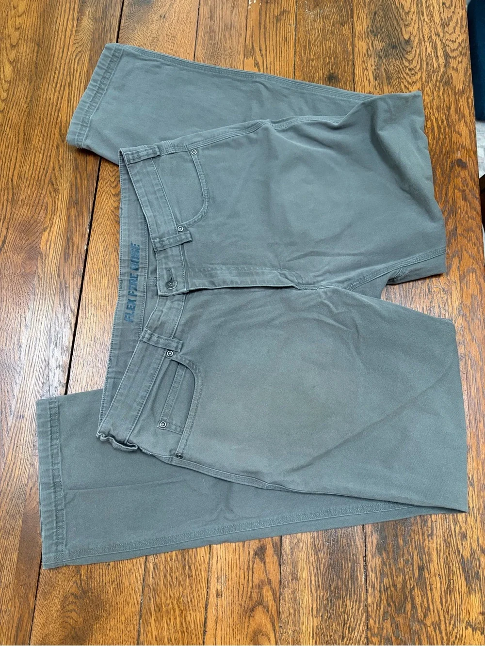 Duluth Trading Co Gunmetal Grey / Gray Men's Work Pants 36x32